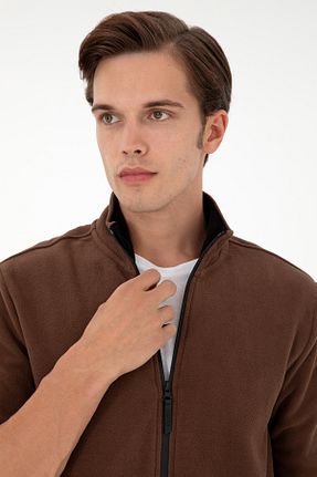 سوئیشرت قهوه ای مردانه ساده U.S. Polo Assn. - کد 866220252