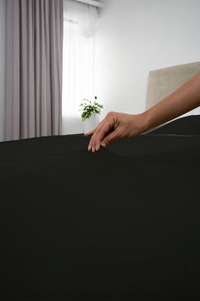 ست ملحفه تکنفره مشکی پنبه GAMA HOME - کد 865778708