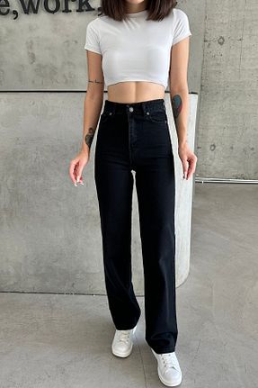 شلوار جین مشکی زنانه پاچه پهن XRAY JEANS - کد 866250830