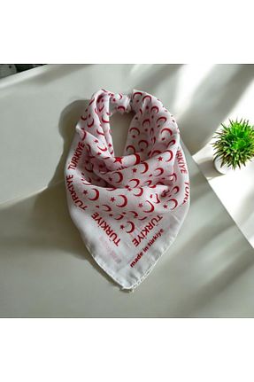 باندانا سفید پنبه ای alsaccessories - کد 866246171