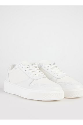 کفش اسنیکر سفید مردانه بند دار Calvin Klein - کد 866332854