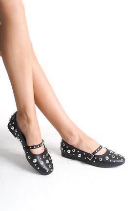 بابت مشکی زنانه چرم مصنوعی DaphneSandals - کد 866251770