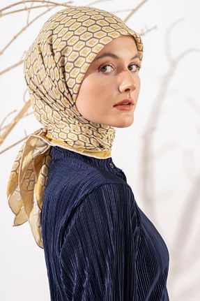 روسری سبز پلی استر JAWEL - کد 866302410
