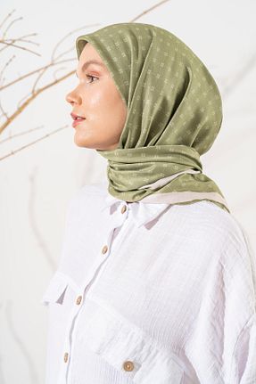 روسری سبز پلی استر JAWEL - کد 866300783