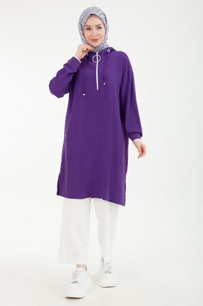 تونیک حجاب مشکی زنانه پلی استر Armine TREND - کد 816141732