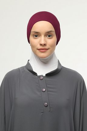 کلاه شنای حجاب زرشکی زنانه Altobeh - کد 155756398