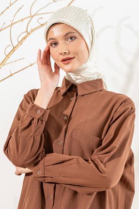 روسری بژ پلی استر JAWEL - کد 866315065