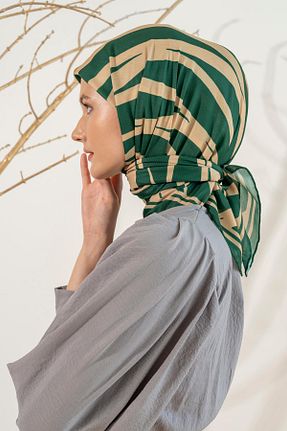 روسری سبز پلی استر JAWEL - کد 866310032