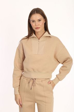ست گرمکن بژ زنانه پنبه ای Paket - کد 862566987