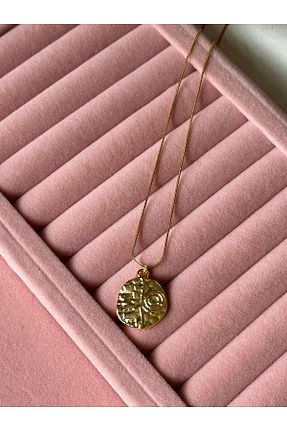 گردنبند استیل ( فولاد ) طلائی زنانه استیل (فولاد) MİOSAPRİVE - کد 866948892