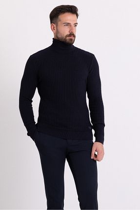 پلیور سرمه ای مردانه Zigzag Mcr - کد 101854073