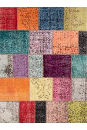 فرش رنگی قابل شستشو Rugs Modern Halı - کد 866305773