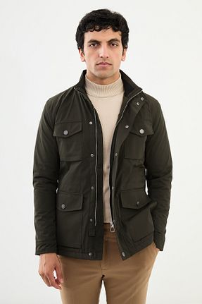 ترنچکت خاکی مردانه پلی استر Mcr - کد 859932827