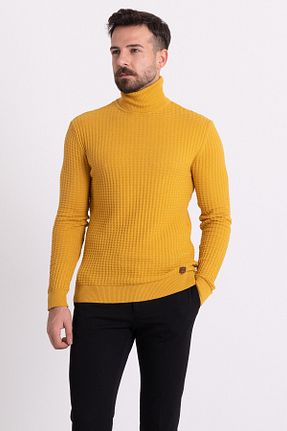 پلیور زرد مردانه Zigzag Mcr - کد 64956598