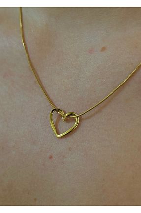 گردنبند استیل ( فولاد ) طلائی زنانه استیل (فولاد) KİLİGİSTANBUL - کد 865245533