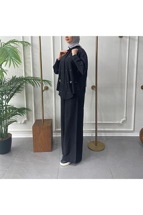شلوار مشکی زنانه پنبه ای Missemramiss - کد 866323737