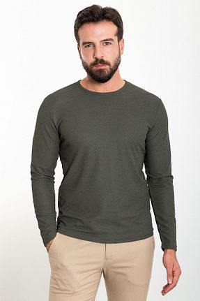 تیشرت خاکی مردانه اسلیم فیت Mcr - کد 767305222