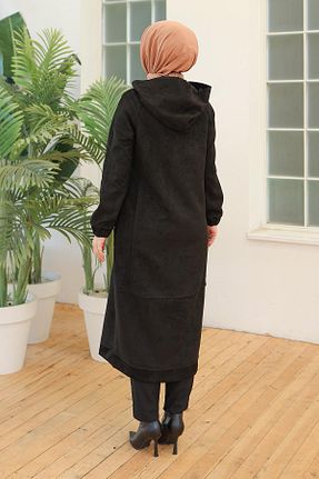کلاه و ابایا مشکی زنانه مخلوط پلی استر Armine - کد 857289352
