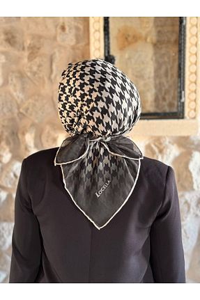 روسری مشکی پنبه ای locella - کد 866430166