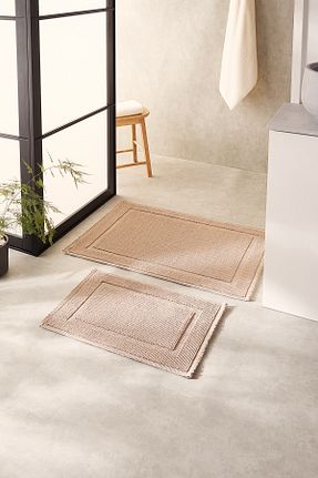 پادری حمام بژ 40 x 90 Ocean Home Textile - کد 866552135