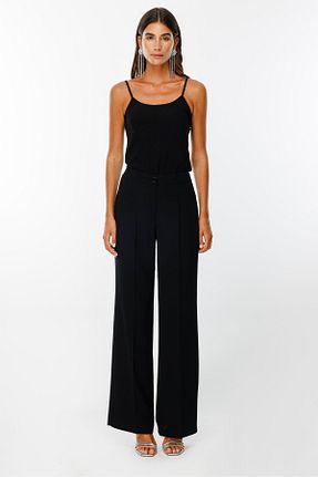شلوار مشکی زنانه بافتنی Moda İlgi - کد 866362507