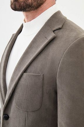 کت قهوه ای مردانه اسلیم فیت Mcr - کد 859934394