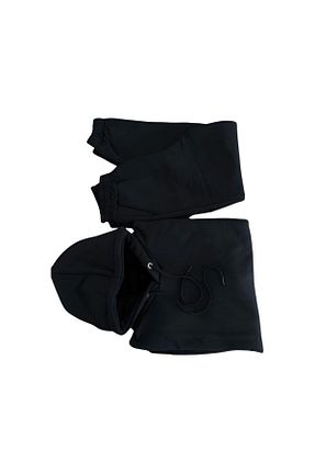 ست بالاتنه و پائین تنه مشکی زنانه بافتنی viviza - کد 866351436