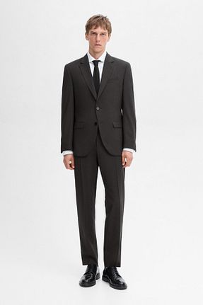 شلوار طوسی مردانه پشمی Massimo Dutti - کد 866353465