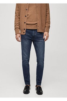 شلوار جین آبی مردانه رگولار MANGO Man - کد 834498795
