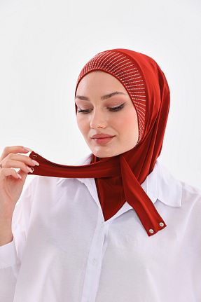 شال زرشکی زنانه پنبه پلی استر Freeista - کد 866373001