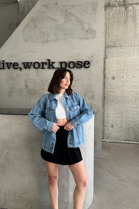کت آبی زنانه اورسایز XRAY JEANS - کد 866378925