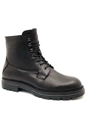 بوت / نیم بوت مشکی مردانه چرم خالص Greyder - کد 865066846