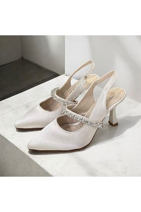 کفش مجلسی سفید زنانه پاشنه نازک runa shoes - کد 817492450