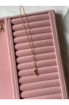 گردنبند استیل ( فولاد ) طلائی زنانه استیل (فولاد) MİOSAPRİVE - کد 866425990