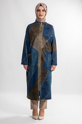 کلاه و ابایا آبی زنانه مخلوط پلی استر Armine - کد 866426363