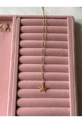 گردنبند استیل ( فولاد ) طلائی زنانه استیل (فولاد) MİOSAPRİVE - کد 866973945