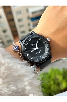 ساعت مچی مشکی زنانه 36-40 میلی متر Q&Q - کد 866493516