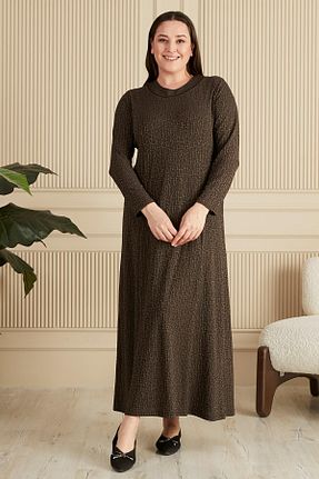 لباس قهوه ای زنانه بافت Ferace - کد 805743418