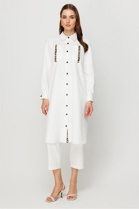 تونیک حجاب نباتی زنانه ویسکون Esswaap - کد 709476595