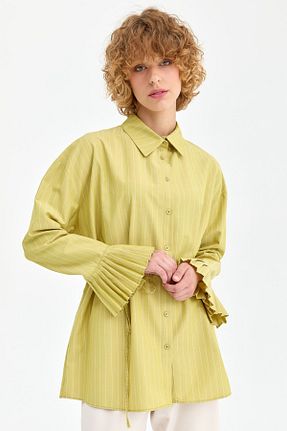 تونیک حجاب سبز زنانه بافتنی Esswaap - کد 841224348