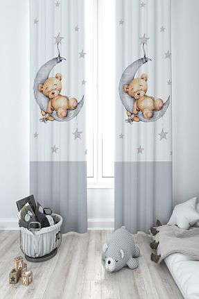 پرده زمینه رنگی جیر MEKTA HOME - کد 776874122