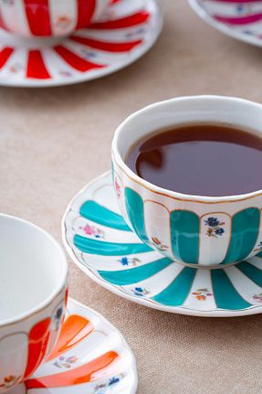 فنجان چای رنگی پرسلن ACAR - کد 866574328