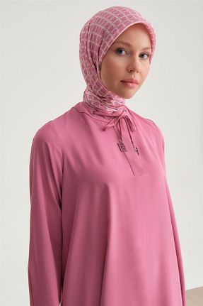 تونیک حجاب بنفش زنانه ویسکون Armine - کد 817916577
