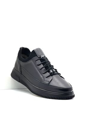 کفش کژوال مشکی مردانه چرم خالص BESS SHOES - کد 866607720