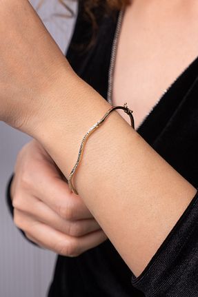 دستبند طلا زرد زنانه 14 عیار ZEYNEPLİ GOLD - کد 796090831