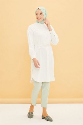 شلوار حجاب سبز زنانه مخلوط پلی استر Armine - کد 345560705