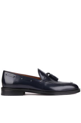 کفش کلاسیک سرمه ای مردانه جیر Shoetyle - کد 799450949