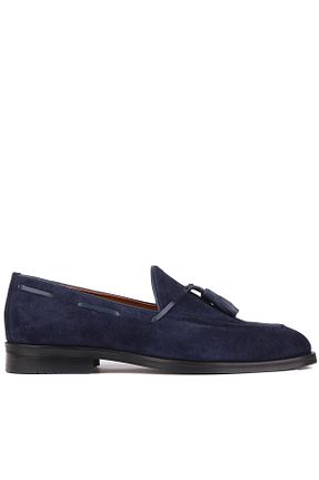 کفش کلاسیک سرمه ای مردانه جیر Shoetyle - کد 799450949