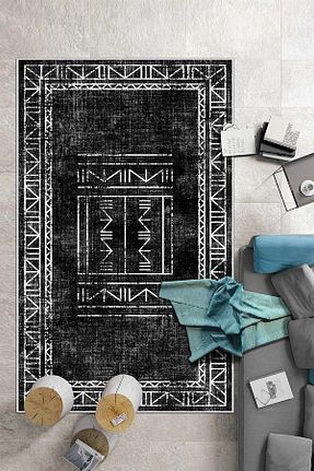 فرش مشکی زیره ضد لغزش West Home - کد 116293065