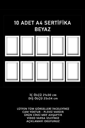 قاب عکس سفید 5+ ceris - کد 799485893